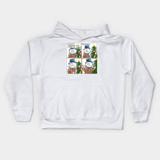 Dapper Cat - Christmas carol Kids Hoodie